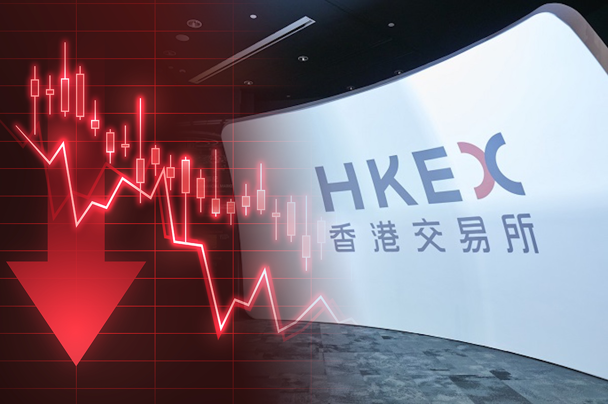 港股跌不停,萬七點大關或失守。