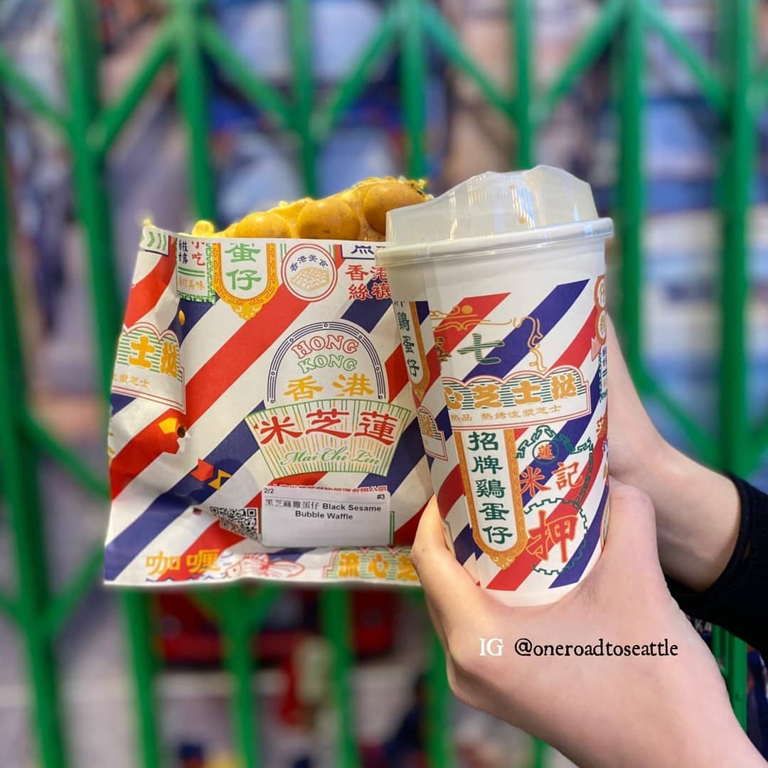 上海米芝蓮主打售賣港式奶茶及鷄蛋餅。