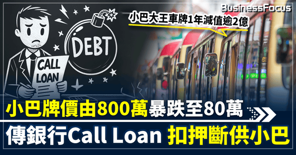 【小巴末日?】小巴牌價800萬跌至80萬 傳銀行Call Loan扣押斷供小巴 小巴大王受衝擊 車牌1年減值逾2億