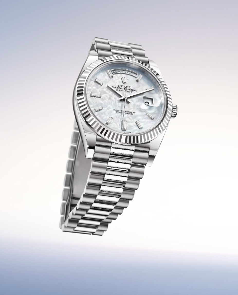 Day-Date 40 18K白金款