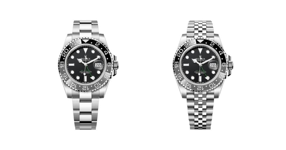 推出Oyster三板帶蠔式錶帶或Jubilee五珠帶紀念型錶帶