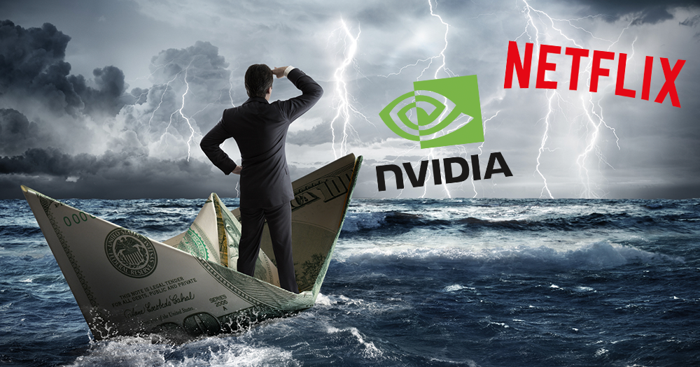 英偉達及Netflix其實業績不錯,為何股價仍暴跌?