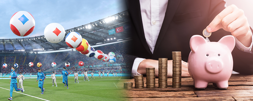 歐洲足球大賽快開鑼,有銀行推出「考眼光」高息定存計劃。