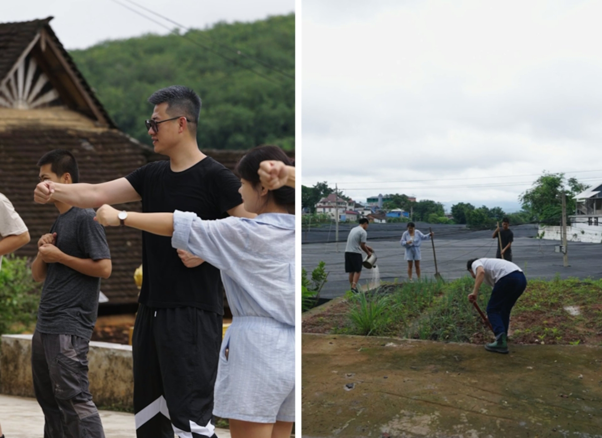 租客們入住後會把手機、電腦等通訊設備關掉,並通過參加各種放鬆身心的活動,跟其他租客「放空式地交流」。