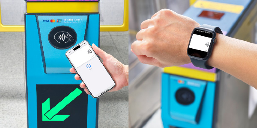用信用卡綑綁Apply Pay去付港鐵車資,有機會賺6%回贈。(BusinessFocus)