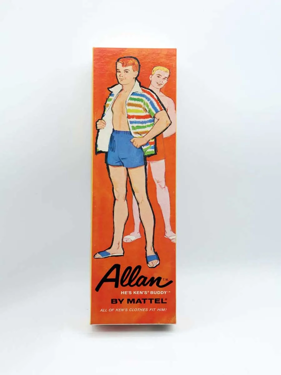 玩具公司美泰兒1964年推出的肯尼(Ken)密友「Allan」