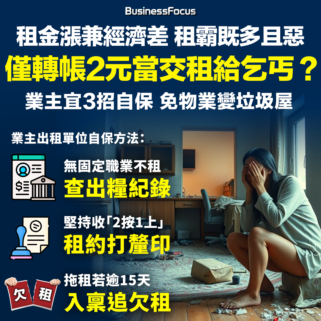 租霸增加,小業主應如何自保?(BusinessFocus)