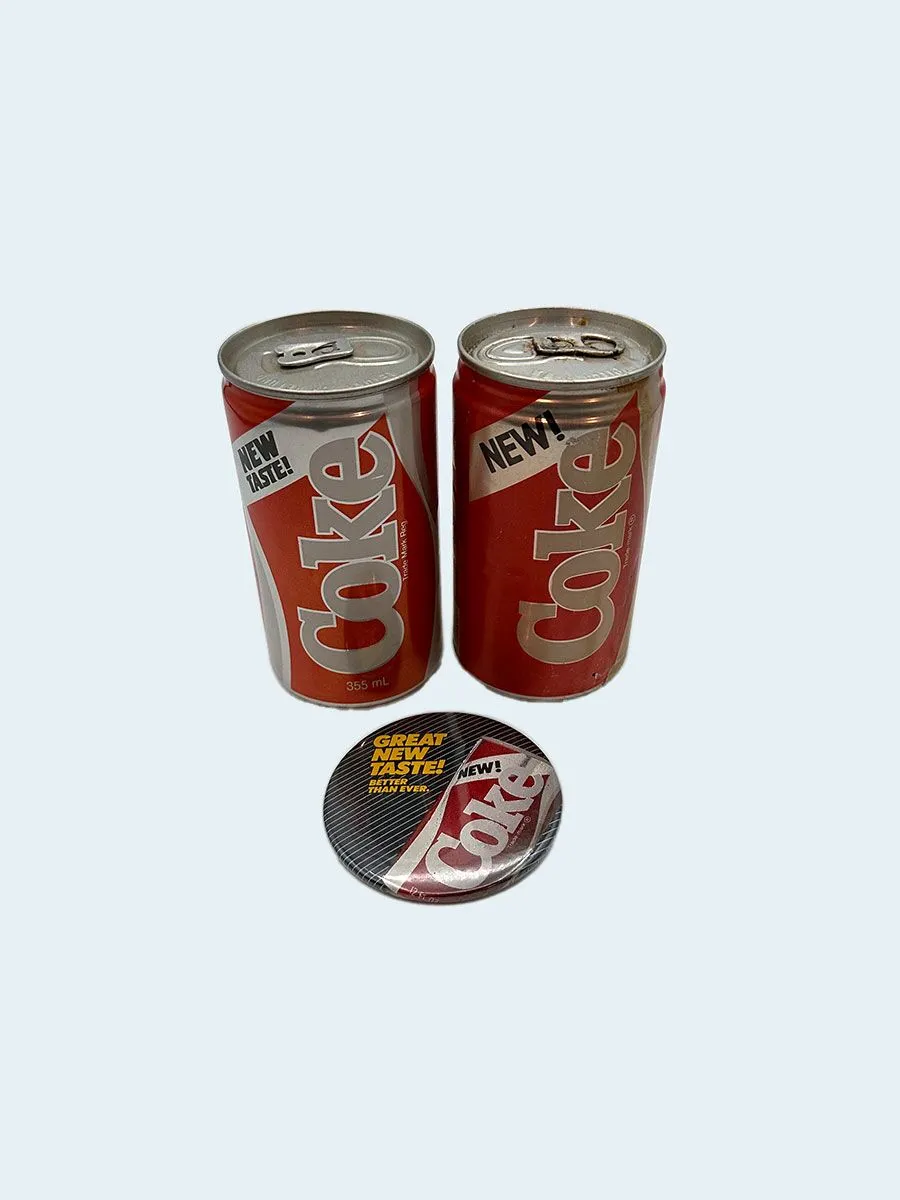 可口可樂公司在1980年代推出新配方「New Coke」