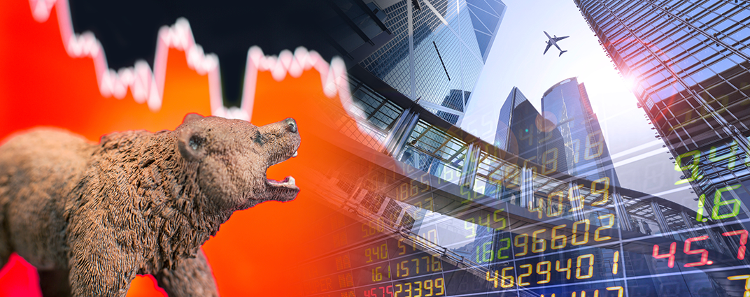 恒指本月呈先高後低形態，心急撈底風險高。（BusinessFocus）