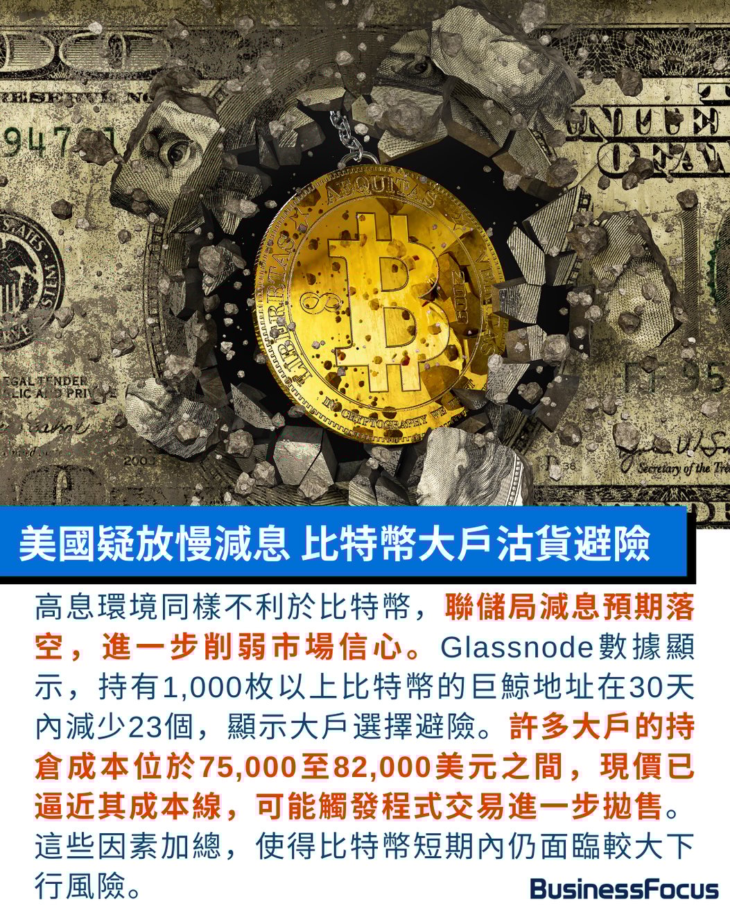 比特幣個半月內瀉25% 加密法3年後或被量子電腦破解幣災機會2成