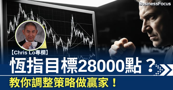 【Chris Lo專欄】兩難時刻已到 恆指目標28000點? 教你調整策略做贏家
