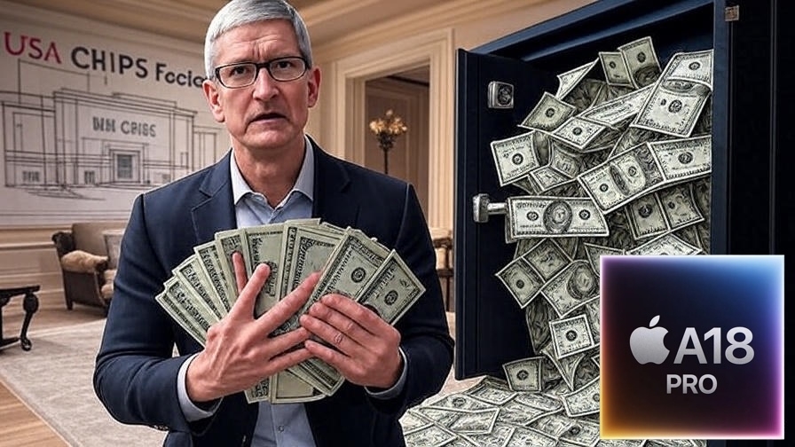 蘋果CEO庫克宣布加碼1000億美元來投資於美國,包括設廠。