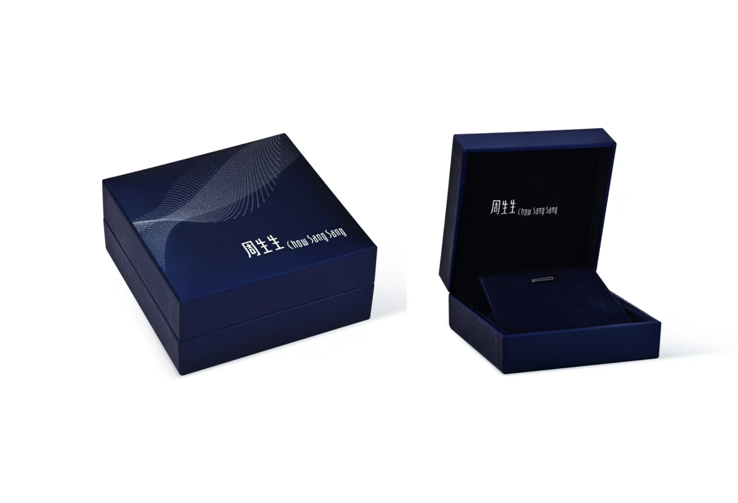 周生生的創新全紙製珠寶盒,環保又美觀。