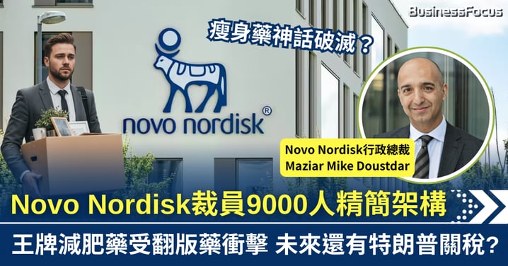 丹麥Novo Nordisk裁員9千人 王牌減肥藥恐受翻版藥及美國關稅衝