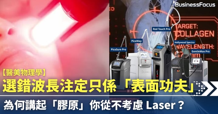 【醫美物理學】為何講起「膠原」你從不考慮 Laser？揭開醫美投資盲點：選錯波長，注定只係「表面功夫」