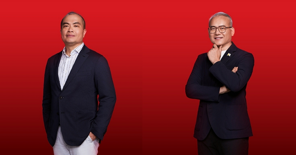 鏞記酒家集團董事甘連宏(左)；香記咖啡集團行政總裁陳志聰(右)