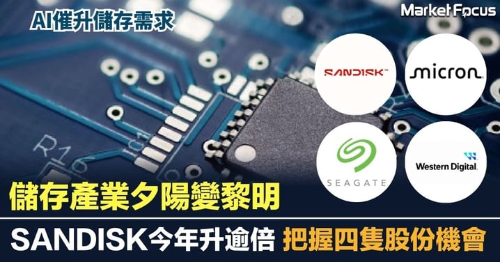 AI催升儲存需求  從「夕陽產業」到「AI 新貴」  把握四隻2026年儲存晶片股史詩級估值重估機會 