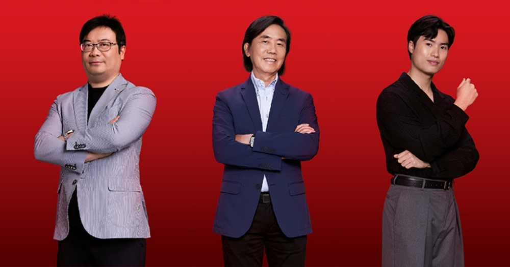 1957 & Co. 執行董事兼主席王志榮(左)；鴻福堂集團行政總裁兼執行董事司徒永富(中)；Big Boss Taxi 首席營運官趙晉煒(右)