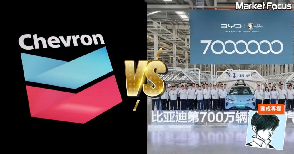 比亞迪(1211)與雪佛龍(CVX)哪股較值博?