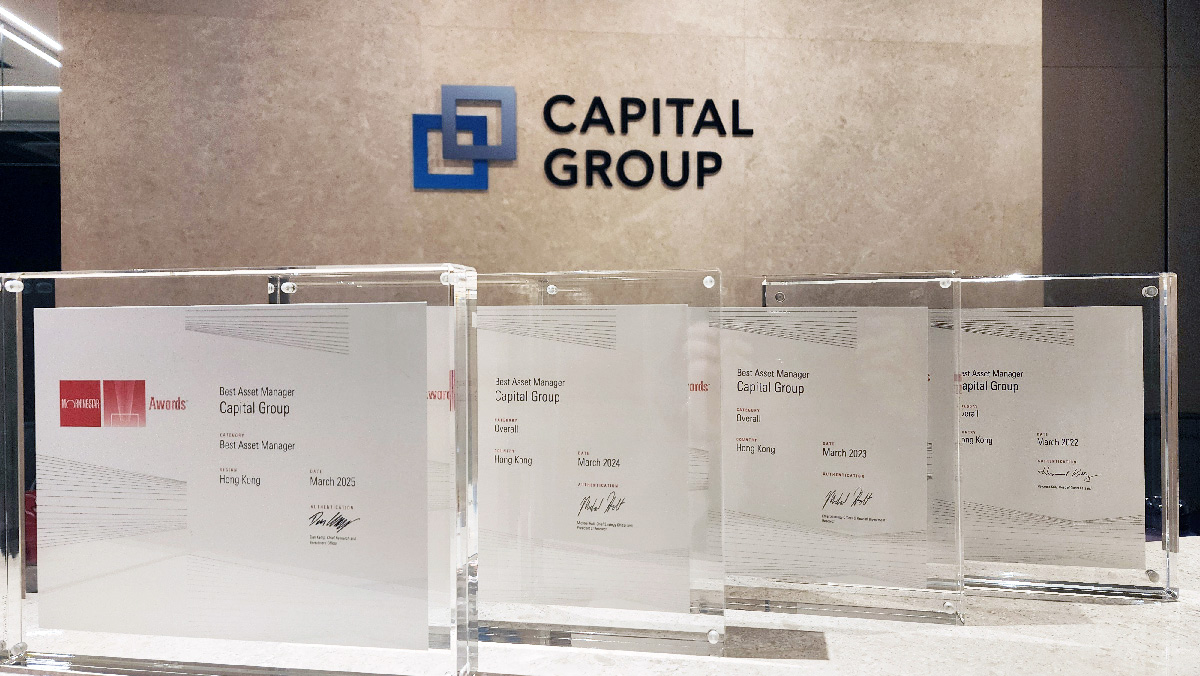 資本集團（Capital Group）已連續4年獲得著名評級機構晨星（Morningstar）頒發香港「最佳基金公司獎」。