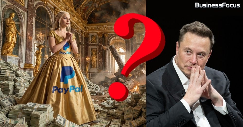 全球首富馬斯克會否趁低價收購他有份創立的PayPal，從而奪得這支付巨頭的技術及4億用戶群？