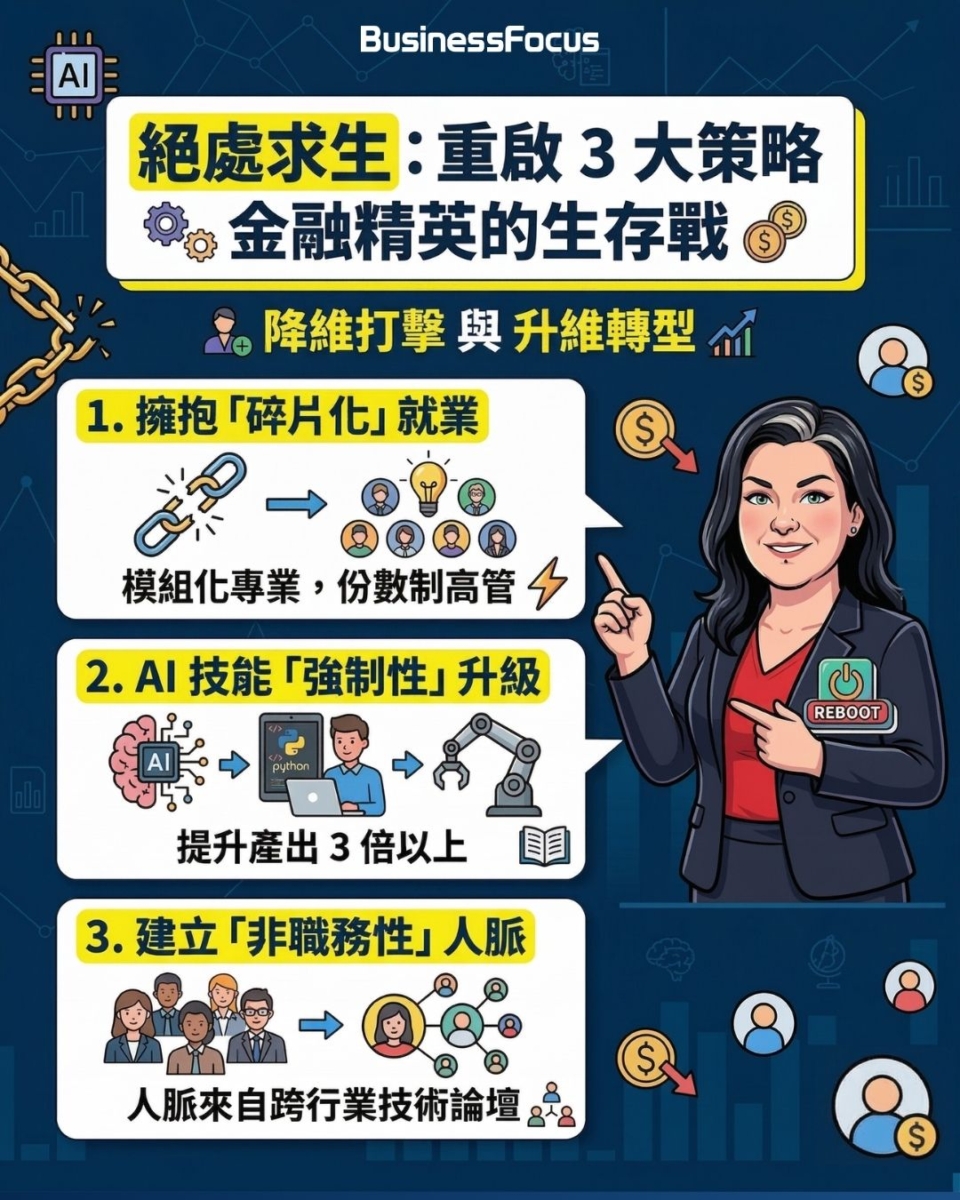 大摩前女副總裁被裁1年後,寄了550封履歷,仍未找到長工!