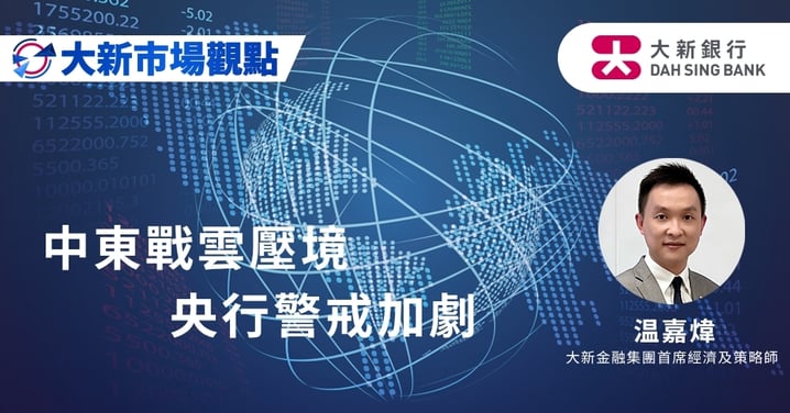 中東戰雲壓境 央行警戒加劇