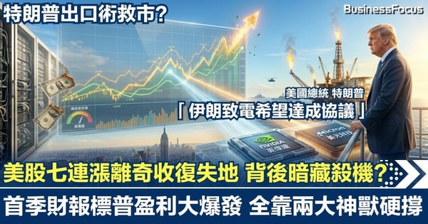 【華爾街終極迷局】特朗普出口術救市?美股七連漲離奇收復失地 首季財報標普盈利大爆發 全靠兩大神獸硬撐 背後暗藏殺機?