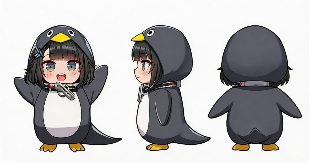 BusinessFocus免費送你企鵝女孩「三視圖」