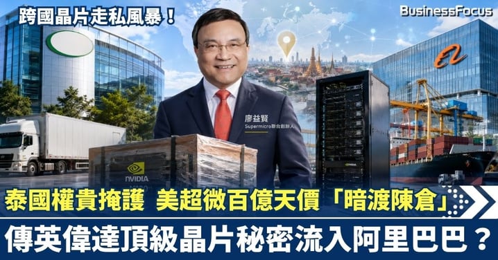 【晶片走私風暴】美超微百億天價「暗渡陳倉」！泰國權貴掩護，傳英偉達頂級晶片秘密流入阿里巴巴？