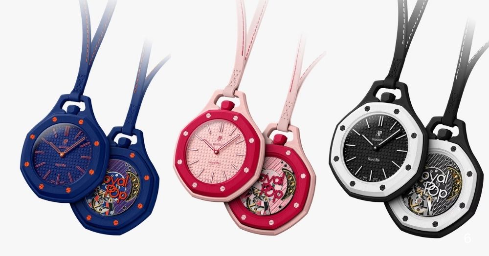 頂級奢華品牌Audemars Piguet（AP）愛彼，與「身價」相差百倍以上的時尚品牌Swatch合作推出懷錶！