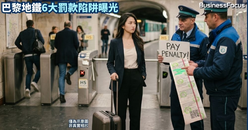 港人遊巴黎，要小心巴黎地鐵經常損壞的入閘機以及天價罰款陷阱！
