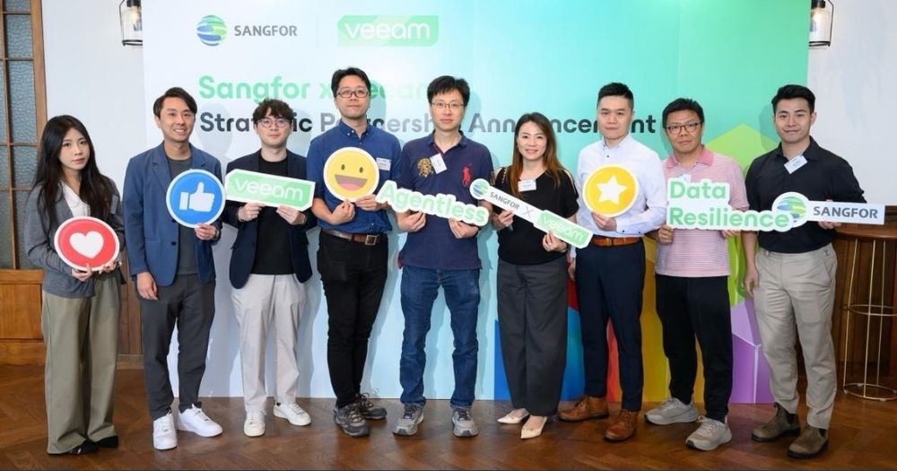 Sangfor 與 Veeam組合方案，提供無代理程式（Agentless）備份、跨平台還原等企業級數據保護能力，提升數據恢復力與管理效率。