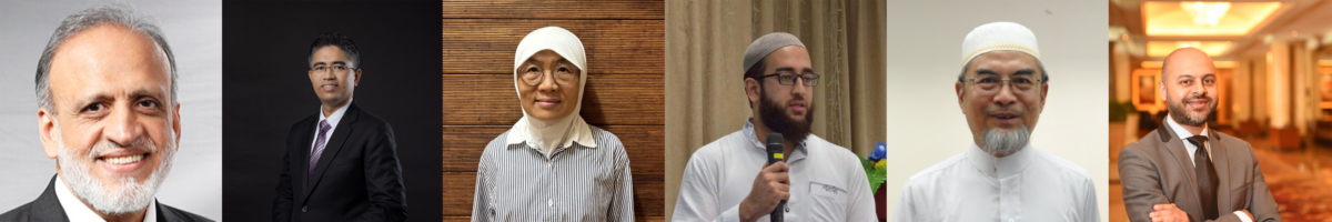 左起：Amirali B. NASIR, M.H., J.P.、Hairol Ariffein Sahari、黄淑婷、Ibraheem Tufail、奧斯曼．楊興本、Siddiq Bazarwala