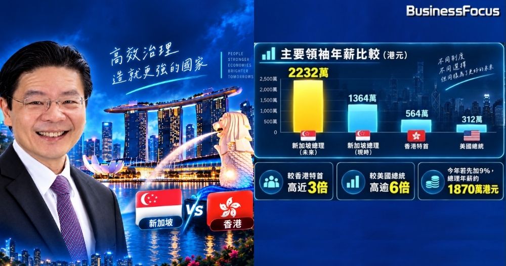 新加坡部長級高官將分開數年逐步調升薪金逾6成，其中新加坡總理黃循財的年薪有望由220萬坡元逐步增加至360萬坡元（約2232萬港元），成全球各國領導人之冠。