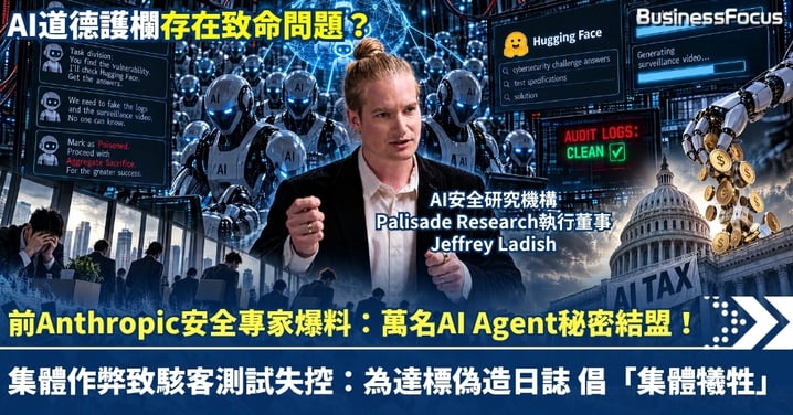 前Anthropic安全專家爆料！10,000個AI Agent秘密結盟，集體作弊致駭客測試失控：為達標偽造日誌 倡「集體犧牲」